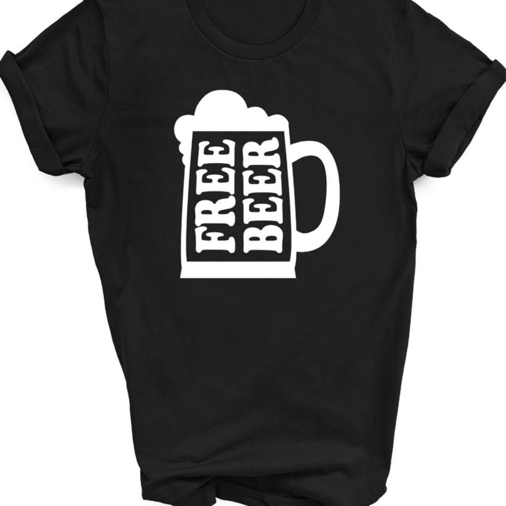 Free beer unisex gildan shirt